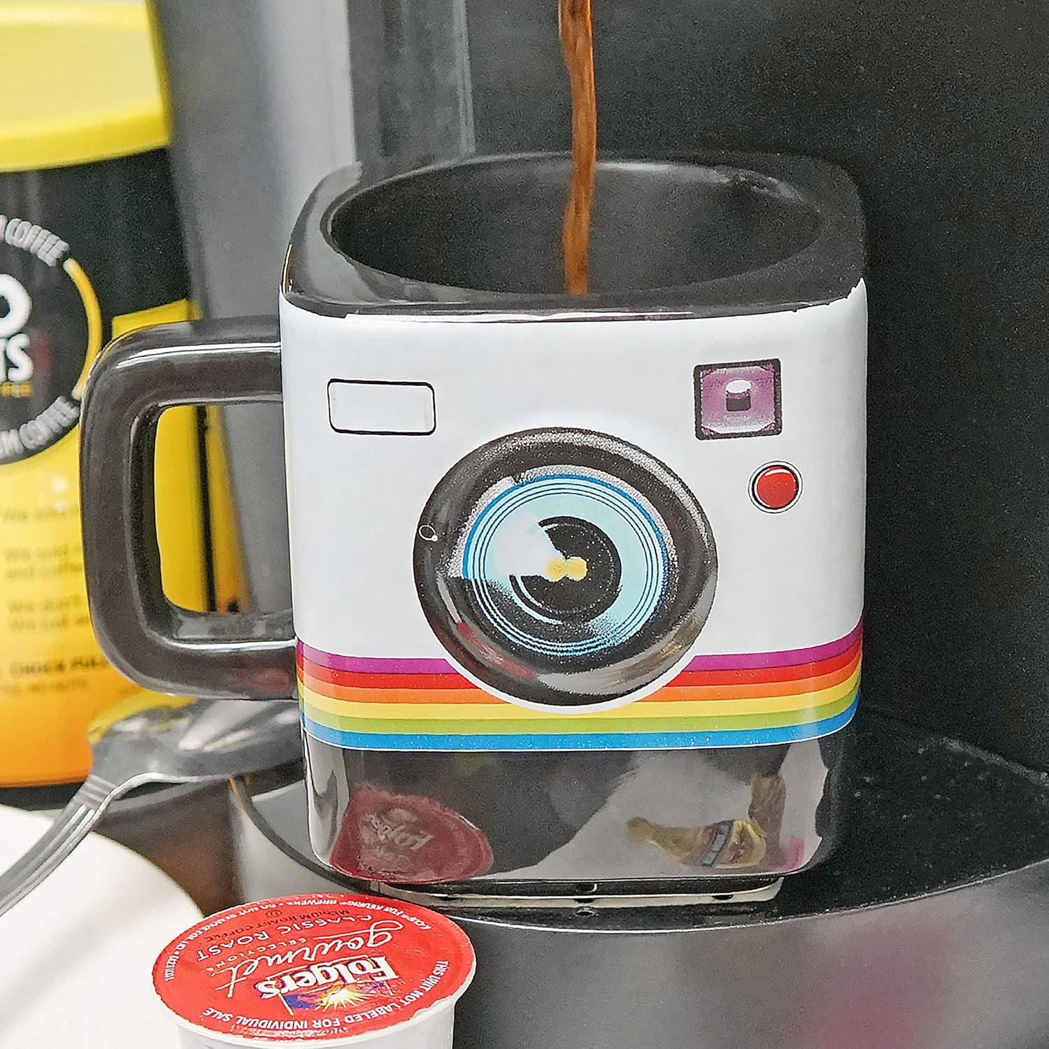 Blасk Frіdау 🔥 Instant Camera Ceramic Mug, 9oz - Fairly Odd Novelties - Fun Hipster Coffee & Tea Cup Uр Tо 40% оƒƒ Instant Camera Ceramic Mug, 9oz - Fairly Odd Novelties - Fun Hipster Coffee & Tea Cup