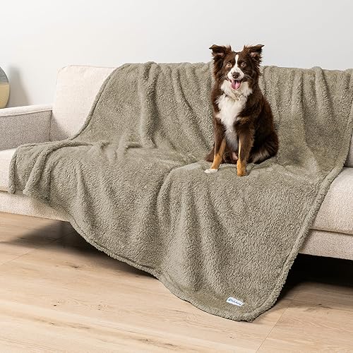 PetAmi - Manta de forro polar impermeable para perros grandes y gatos, suave, abrigada, para protección de cama y sofá
