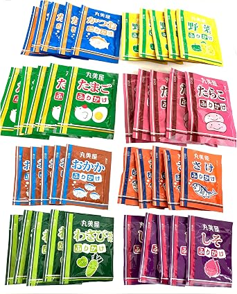 Fuzzi Set 5 Packs x 8 Types x 2 Bags 80 Bags Total Egg, Vegetables, Bonito, Shiso, Wasabi, Sandwich, Snaka, Sachet, Food Comparison, Mixing, Every Morning Table, Bento Lunch, Rice, 8 Types