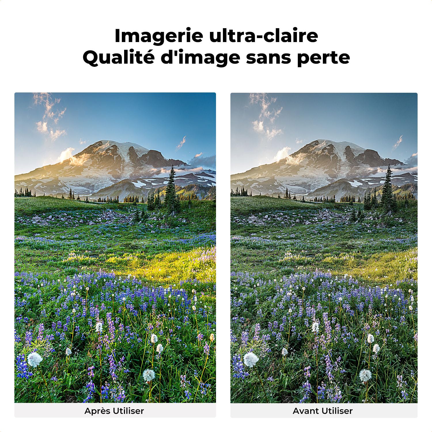 K&F Concept Filtre Polarisant CPL 58mm HD Multi-Couches Imperméable pour Objectif Appareil Photo