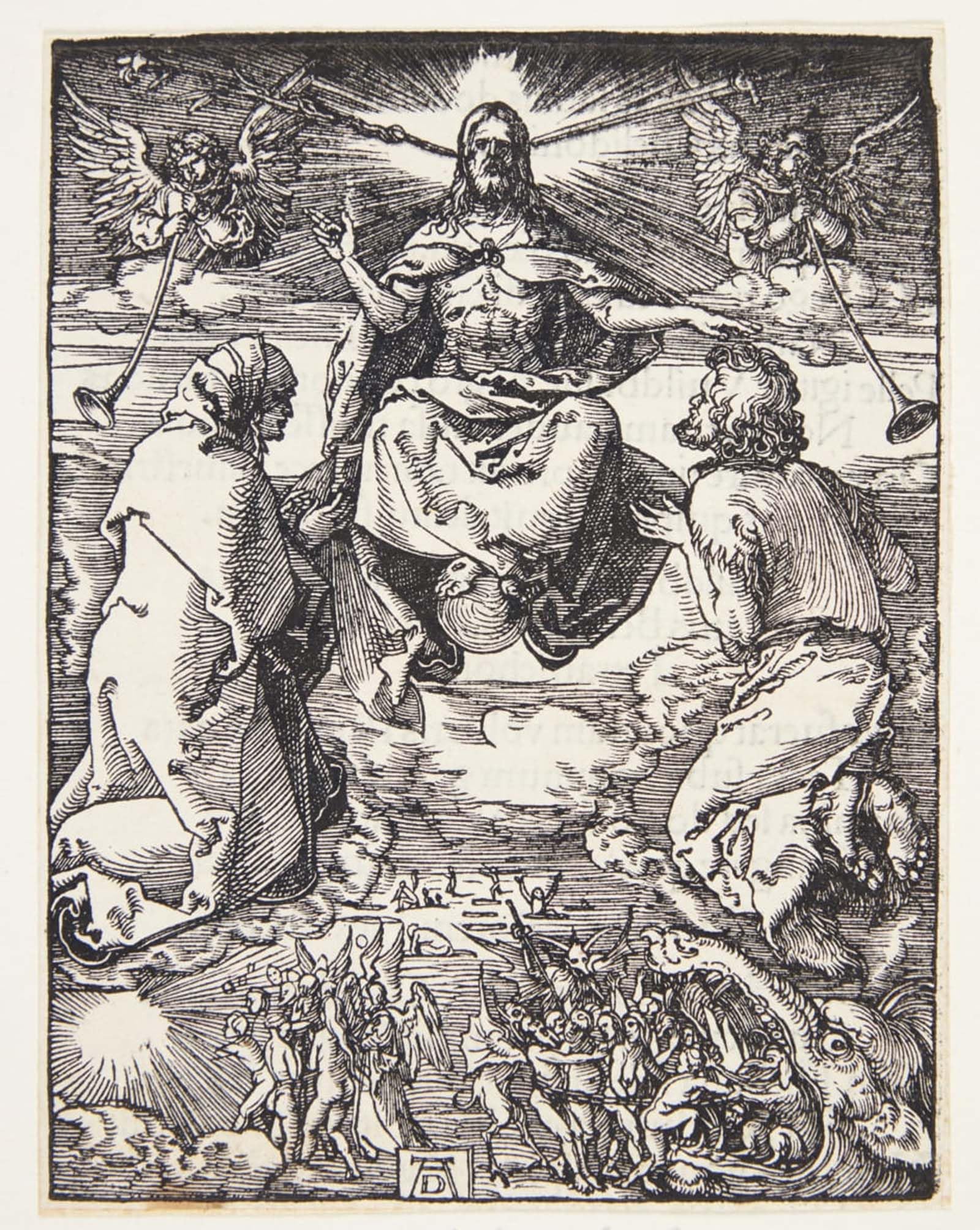 ARTXLXXBN Famous Print Painting Colorful Art Print the Last Judgment by Albrecht Dürer Canvas Art Decorations for Home Decor 60x90cm
