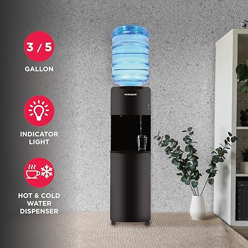 Miniatura 3 de Frigidaire EFWC498 - Dispensador de enfriador de carga superior - Agua caliente y fría - Cerradura de seguridad para niños - Diseño innovador Negro