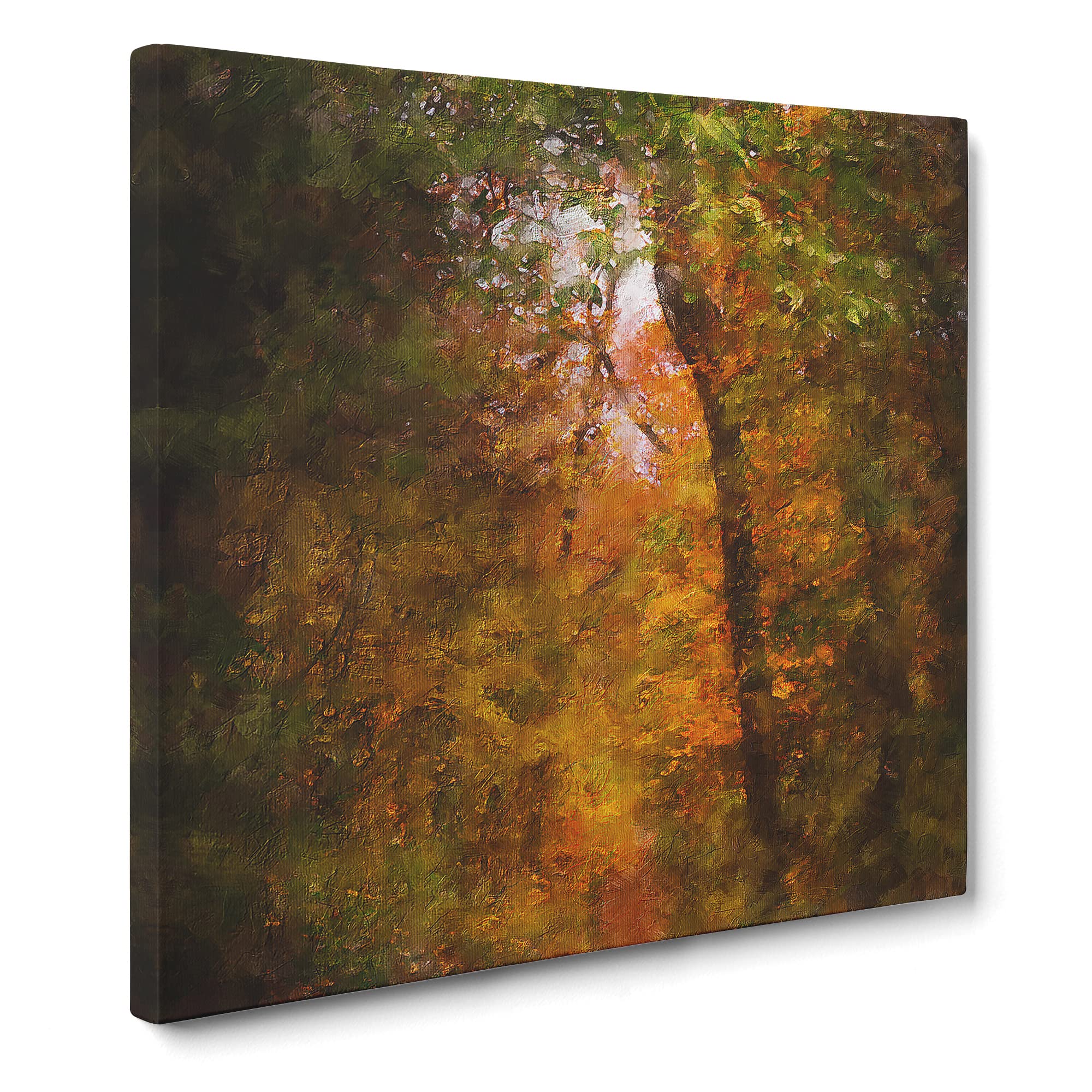 Path Through the Forest Canvas Print, Mixed, 35L x 35W cm