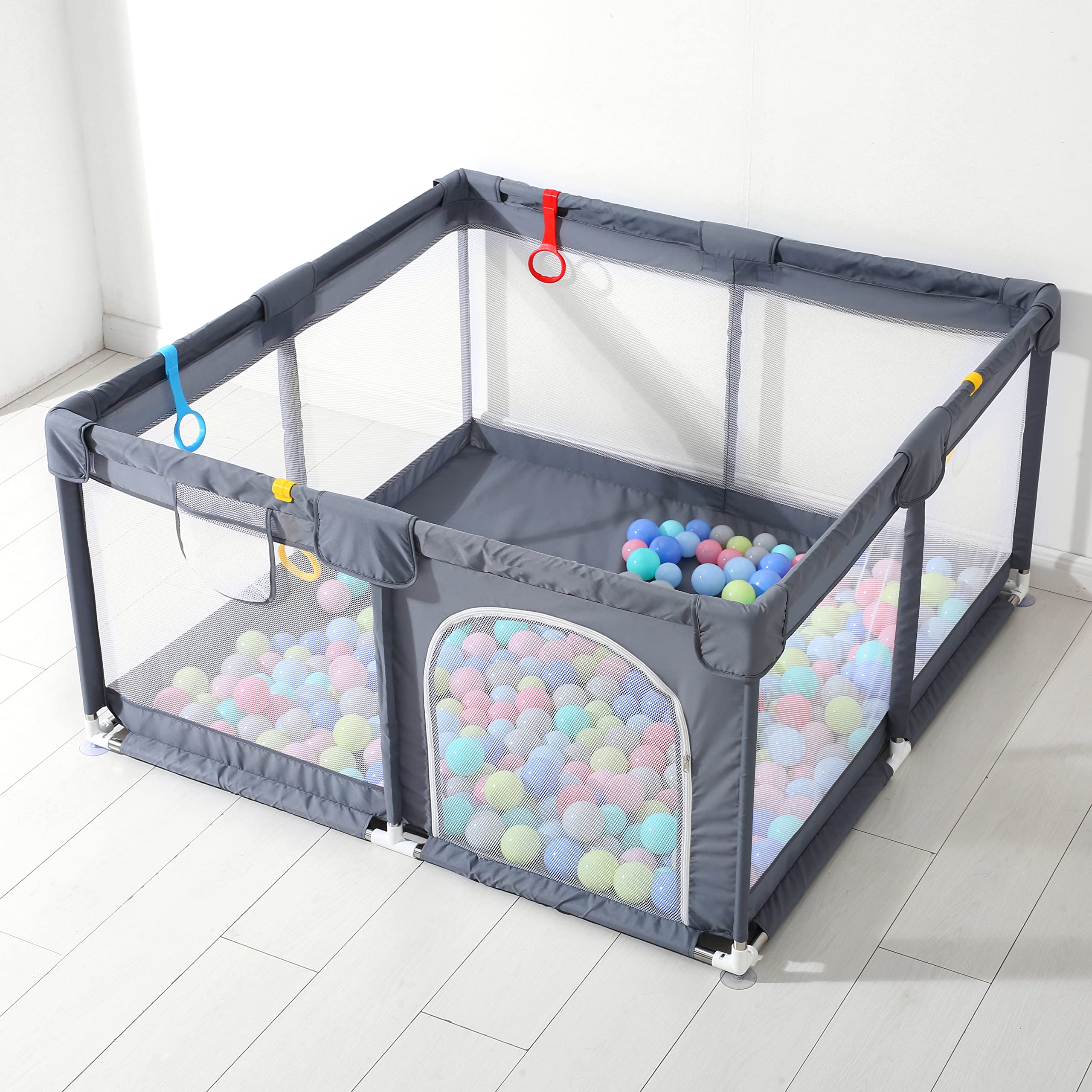 Photo 1 of Baby Playpen (GREY)