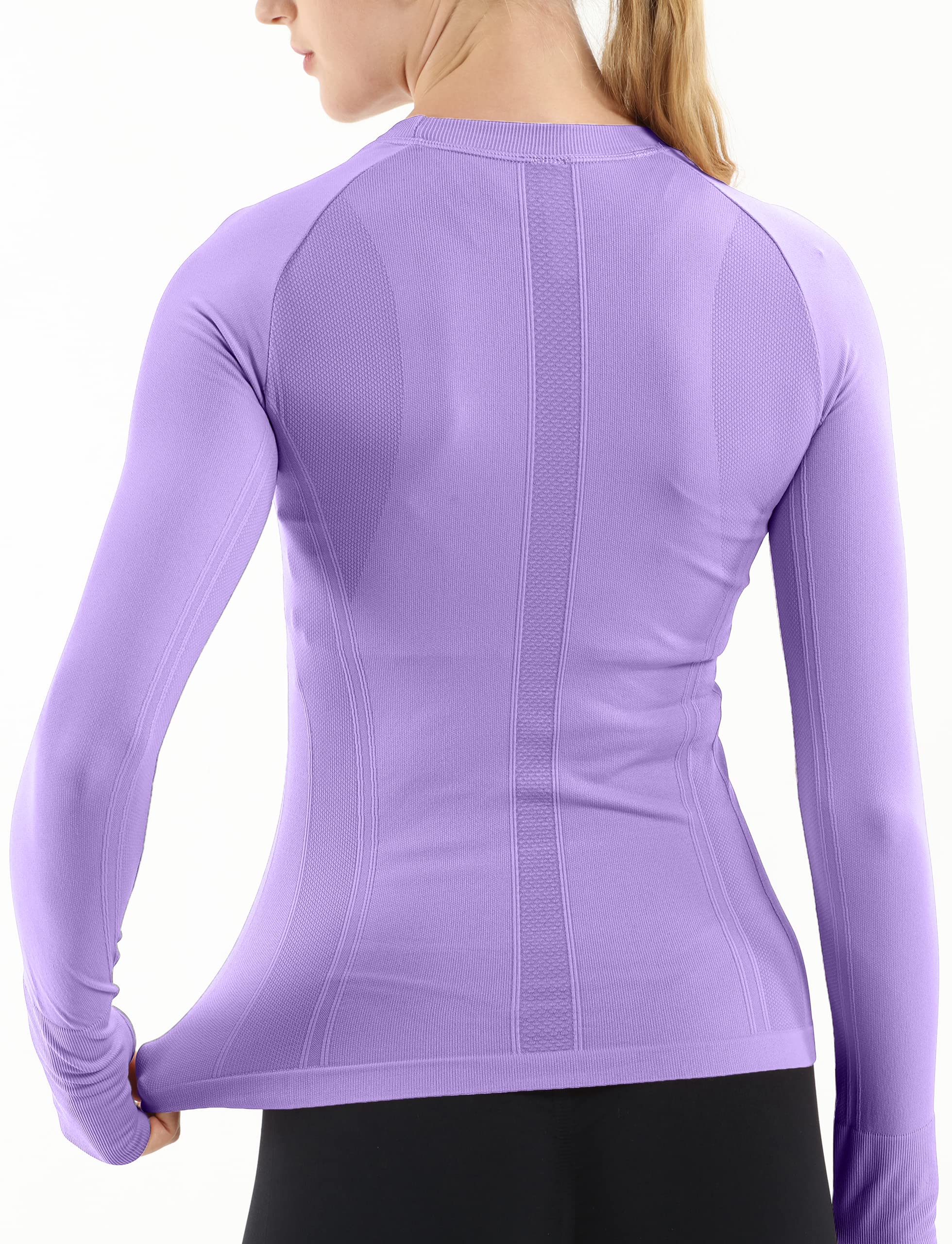 MathCat Long Sleeve Workout Tops Camiseta Mujer (Pack de 1)