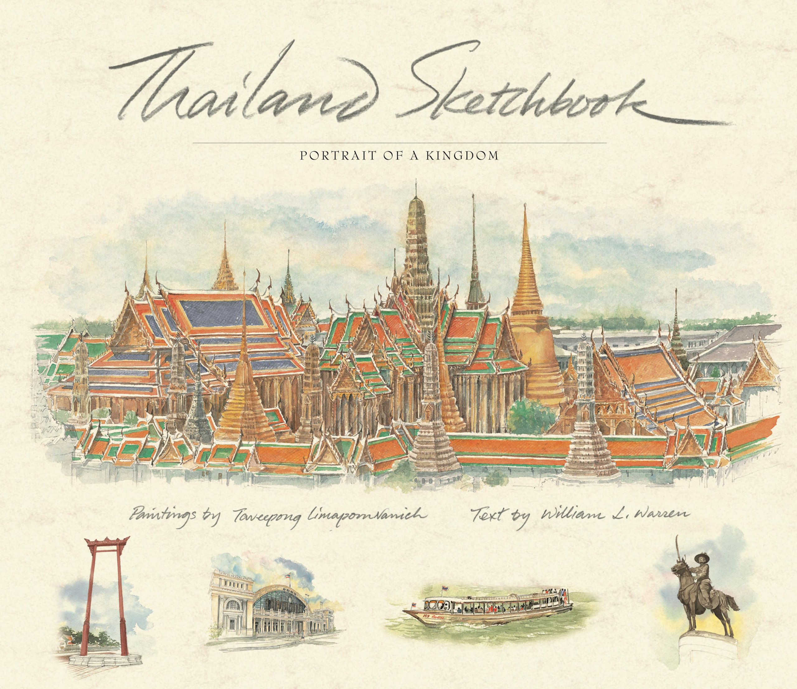 Thailand Sketchbook beau livre d'art aux finitions de prestige