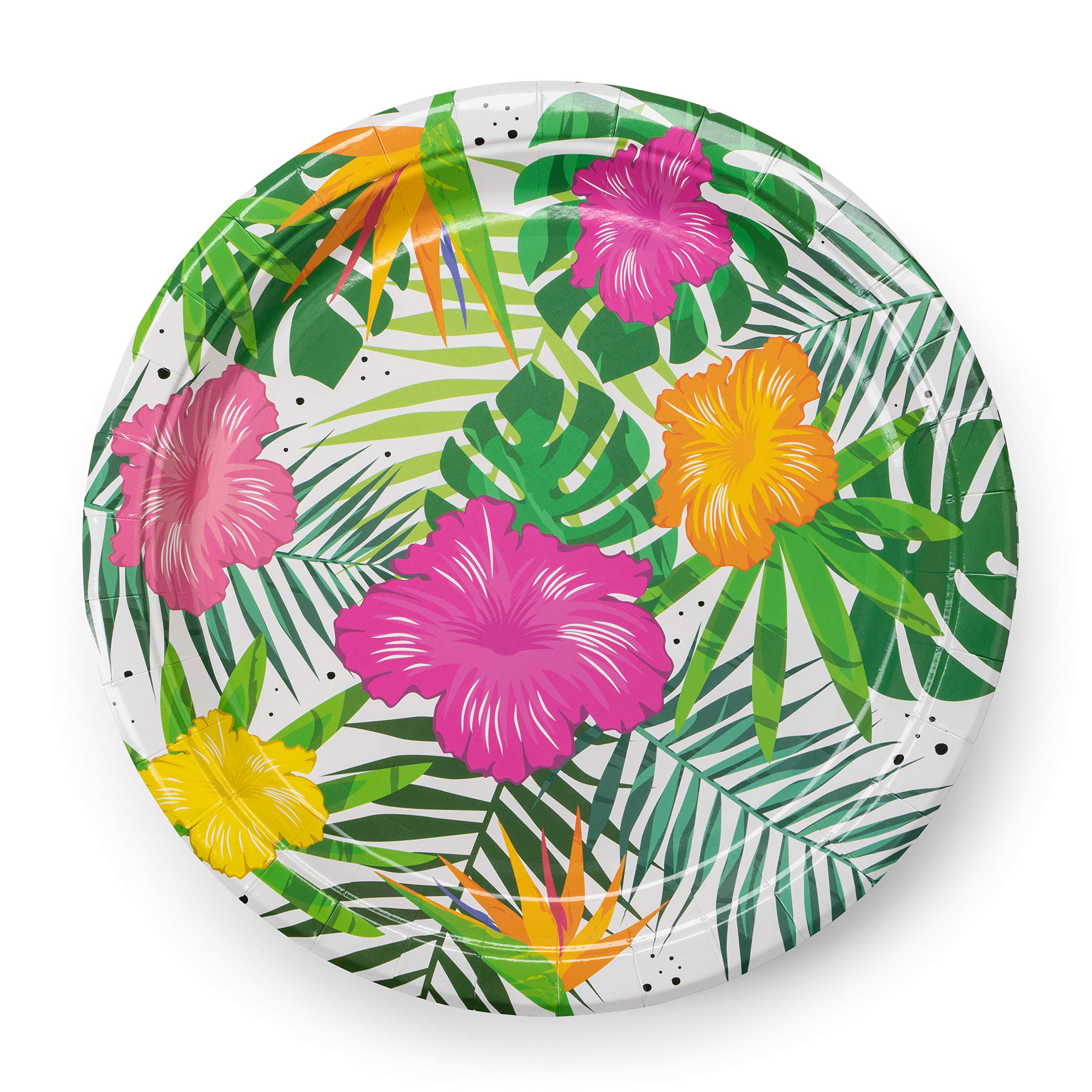 Buy Royal Magnolia Tropical Party Supplies Service for 24 Hawaiian