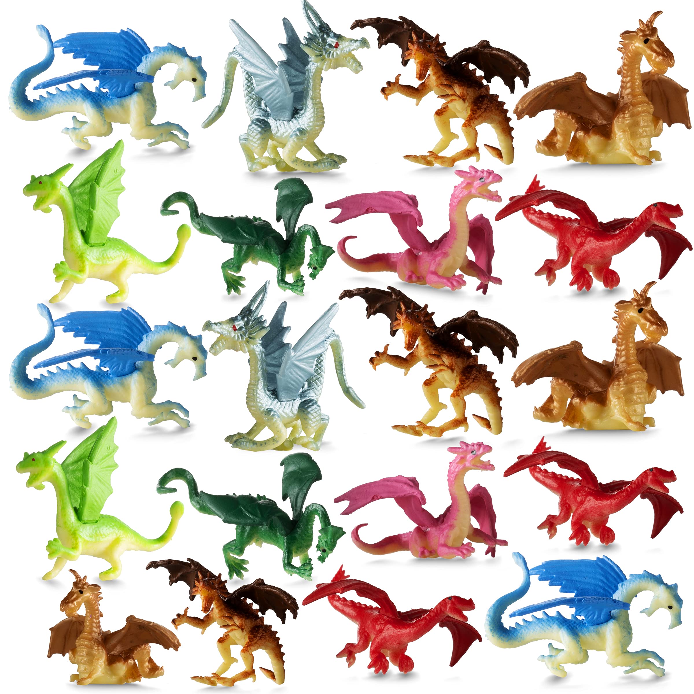 Buy Bulk Mini Dragons (Pack Of 36) 2 Inch Dragon Toy Figures in