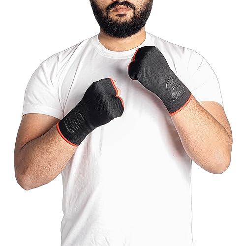 Guantes interiores elásticos de boxeo, MMA, puño, nudillos, soporte de mano, artes marciales, vendajes muay thai, lesiones, dolor en las