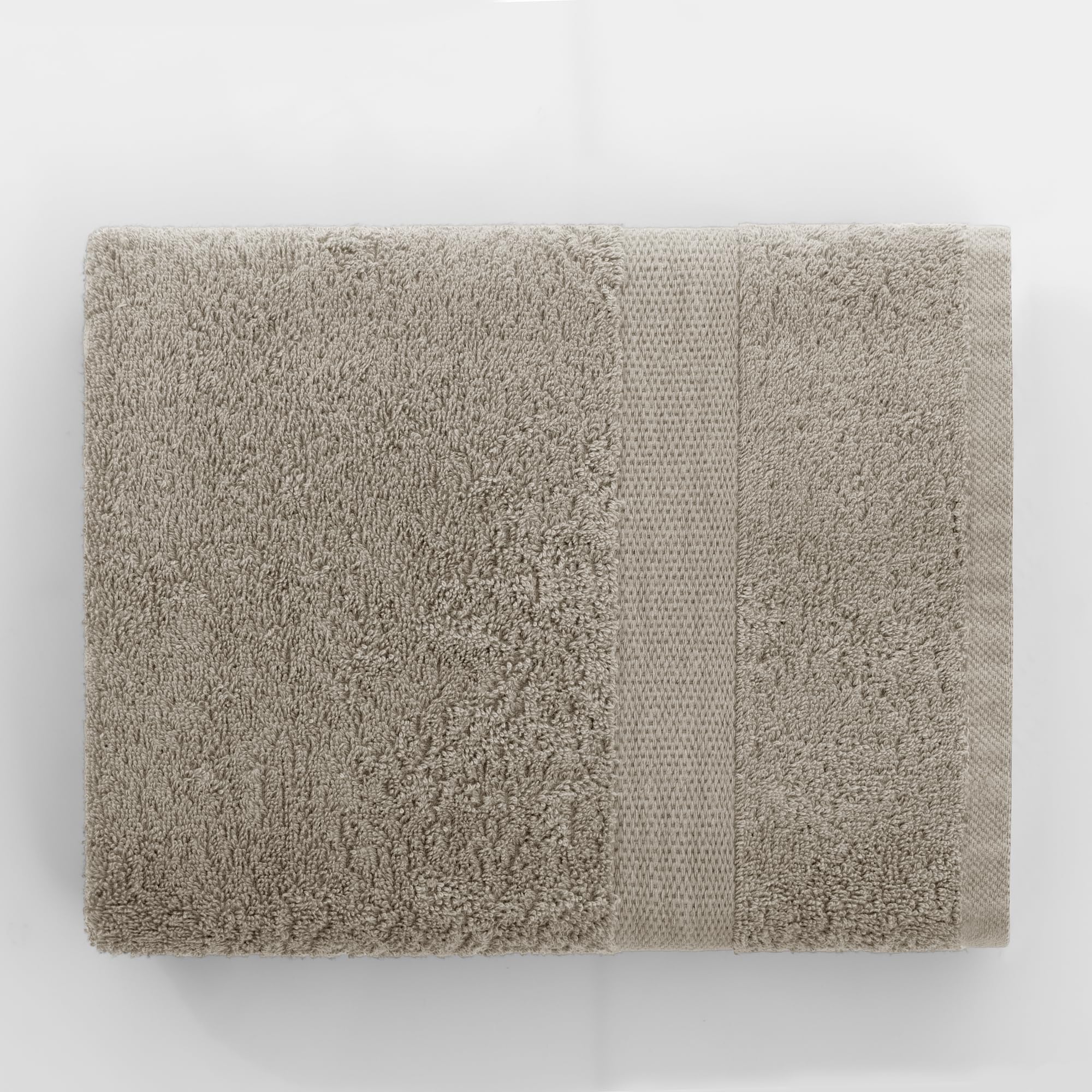 DecoKing Juego de 10 Toallas de algodón de Calidad de 525 g/m², 4 Toallas de 30 x 50 cm, 4 Toallas de Mano de 50 x 100 cm y 2 Toallas de baño de 70 x 140 cm, Color Beige y Absorbente