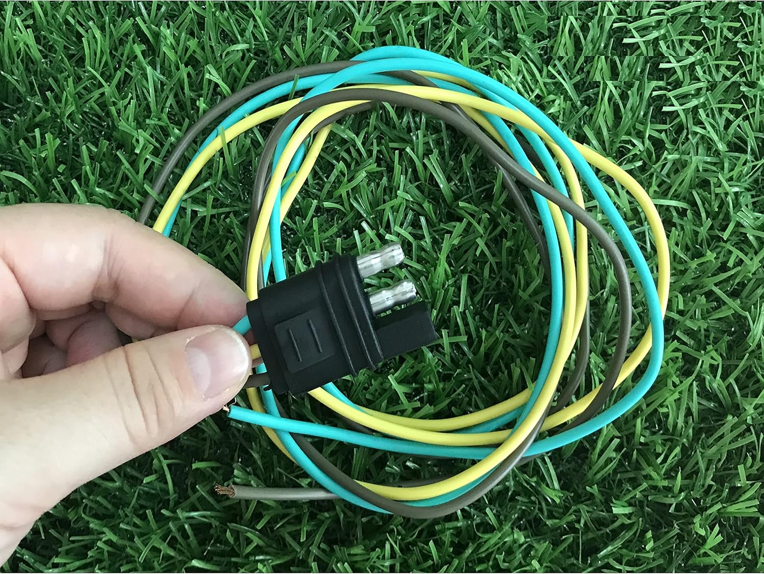 807 Trailer Wire Plug 36inch 3 Way Flat 3 Pin Universal