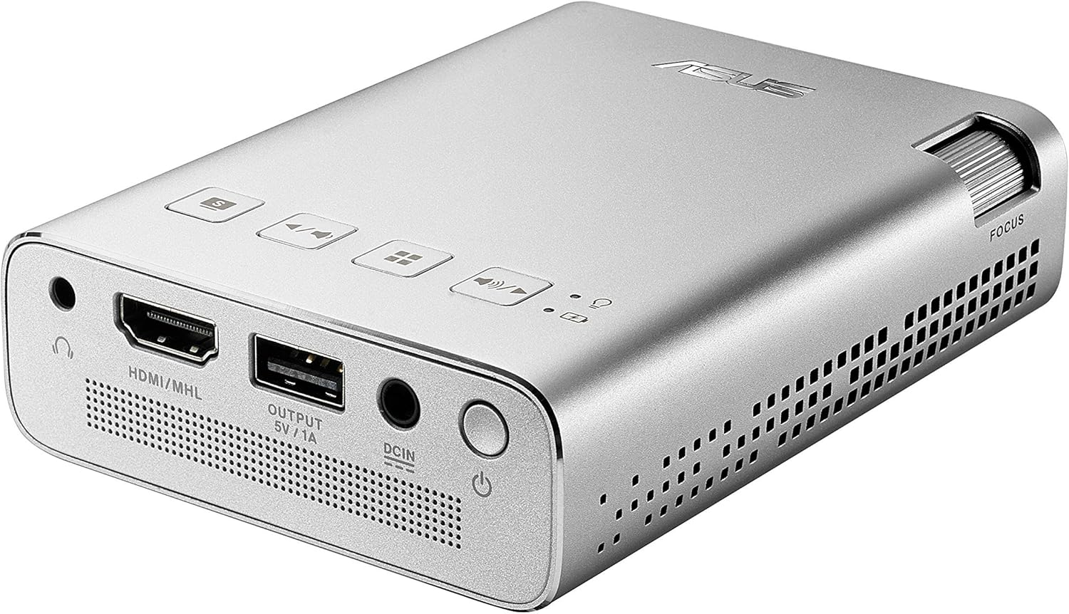 Review Discount ASUS ZenBeam E1 Pocket LED Projector, 150 Lumens, 6000mAh Battery, 5-hour Projection, Power Bank, Auto Keystone Correction, HDMI/MHL (Renewed)
