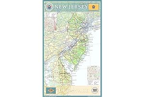 New Jersey and Delaware Map: A Comprehensive Guide to the Garden State and First State