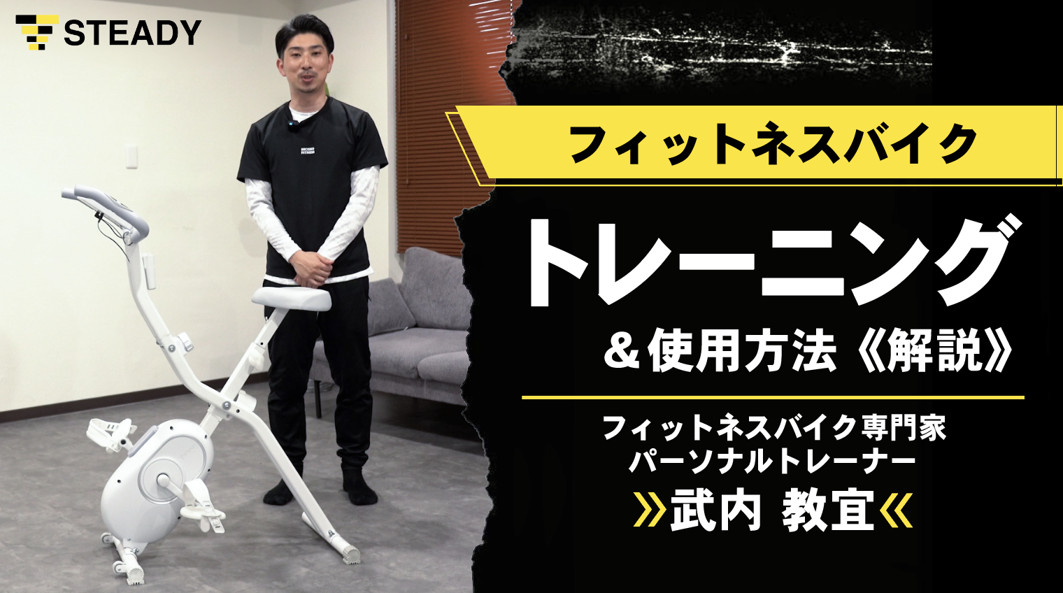 Amazon.co.jp: STEADY フィットネスバイク 【 Designed in Japan 独自 