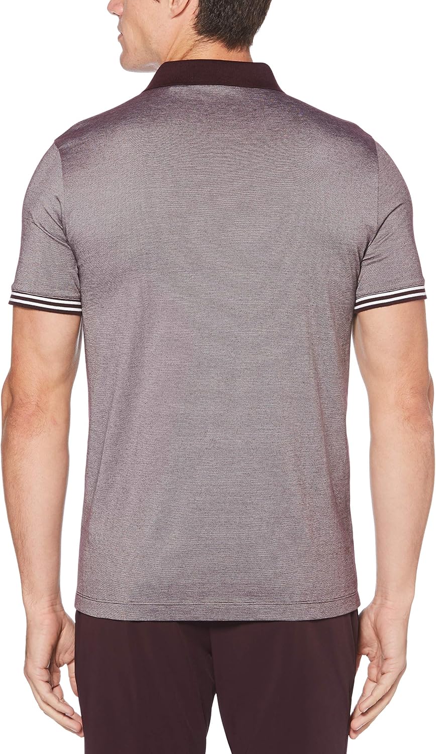 Perry Ellis Men's Icon Polo Shirt Small Port