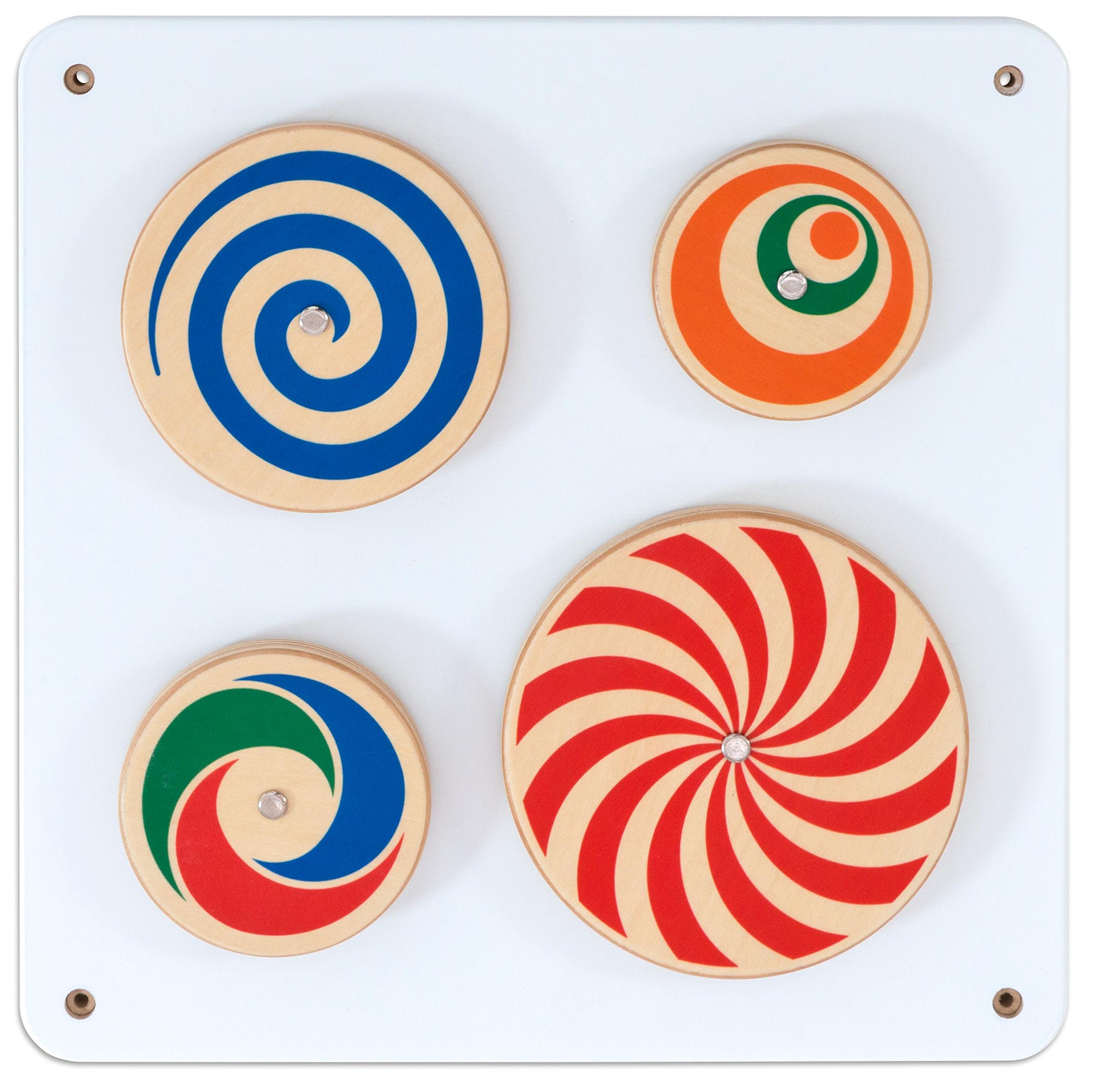 Betzold - Holz-Wandspiel Motorik-Spielzeug 6er-Set Wandelemente Kinder