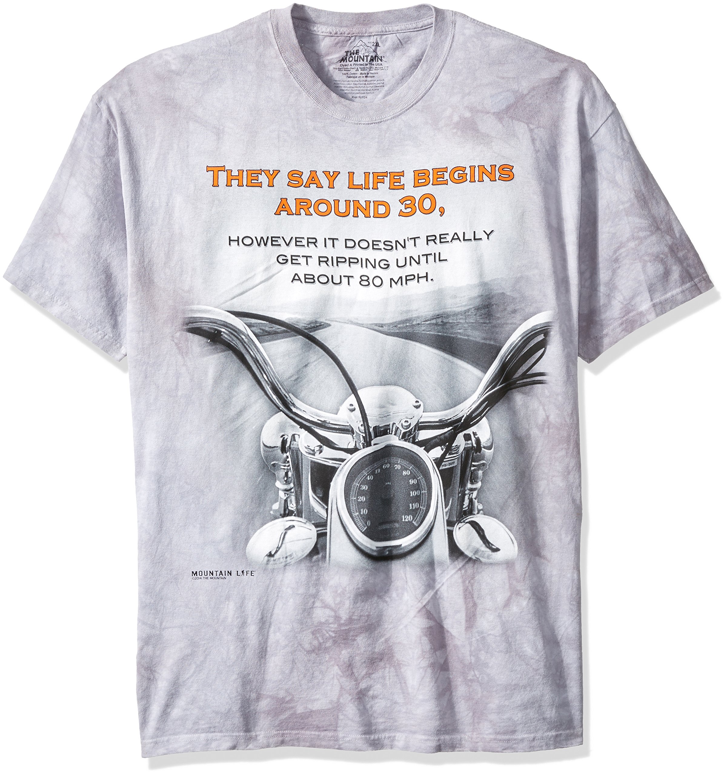 The MountainMen's shirtthe 아웃도어 티셔츠the 戶外 T 恤 Playera para Exteriorescamiseta Motorcycle Outdoorthe Motorrad Outdoor T-Shirt, Grey, M