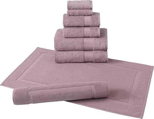 Miniatura 2 de Towels Beyond - Juego de toallas de lujo para baño, 100% algodón turco, de secado rápido, toallas de baño suaves y absorbentes, toallas de mano,