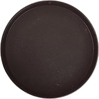 Vista 1 de Winco Bandeja redonda de fácil sujeción, 14 pulgadas, marrón