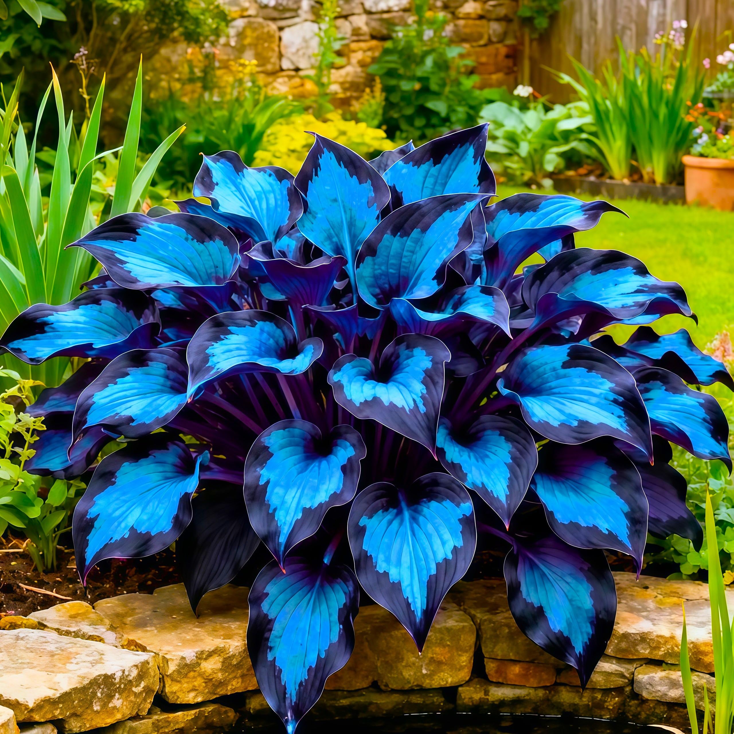 Brilliant Hosta Bulbs in Bulk UK: Hardy Perennial Beauty for Stunning Garden Displays-15 Bulbs-E