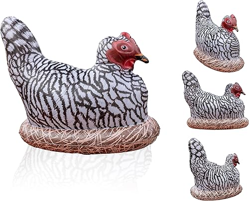 Miniatura 6 de Pollo inflable, decoraciones para fiesta de cumpleaños, juguetes temáticos de granja del salvaje oeste, decoración de gallina inflable, inflables