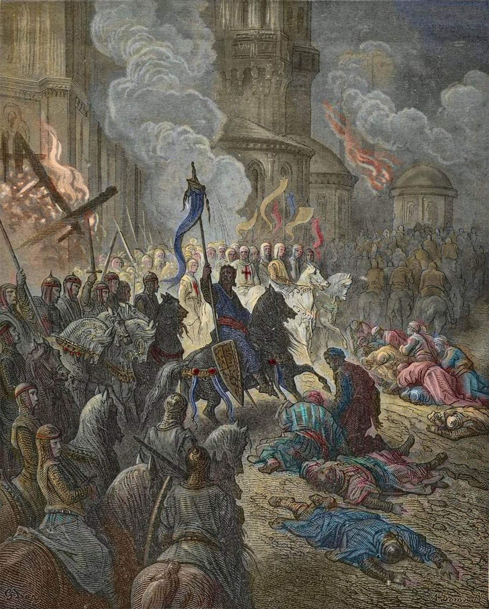 Tableaux Graffiti Art Mural d'illustration Gustave Doré pour déco moderne 60x90cm