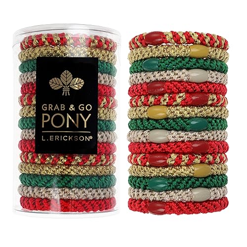 Tubo de bandas para cabello L. Erickson Grab & Go, talla única , Merry