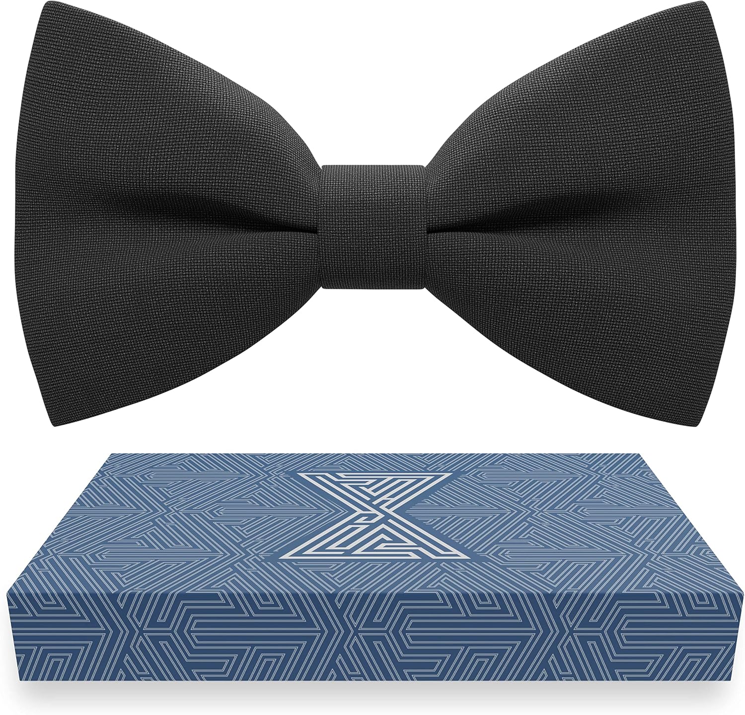 Bow Tie House Mens Bowties Pre-tied Shape Clip on Bowtie Solid Men Formal Wear for kids, baby boys, toddler any age bow ties