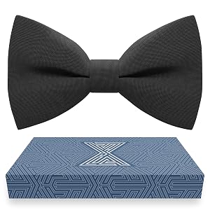 Bow Tie House Mens Bowties Pre-tied Shape Clip on Bowtie Solid Men Formal Wear for kids baby boys