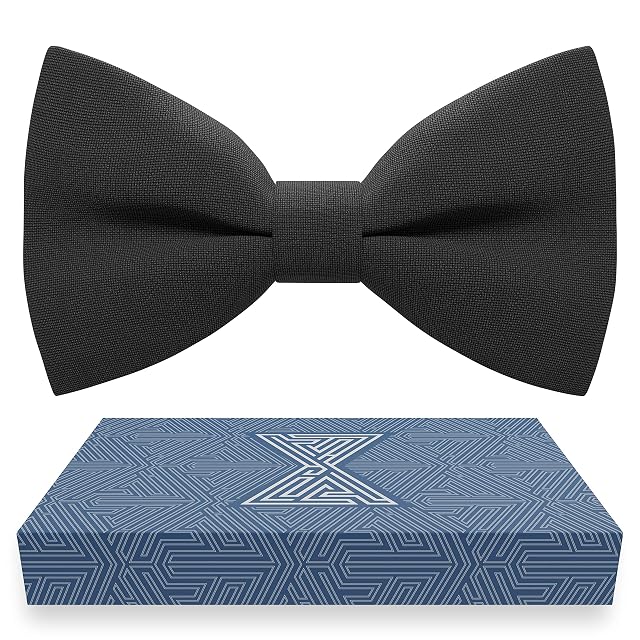 Bow Tie House Mens Bowties Pre-tied Shape Clip on Bowtie Solid Men Formal Wear for kids baby boys