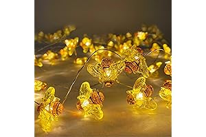 40LED Bee String Light Plug in with 8 Modes Remote Control