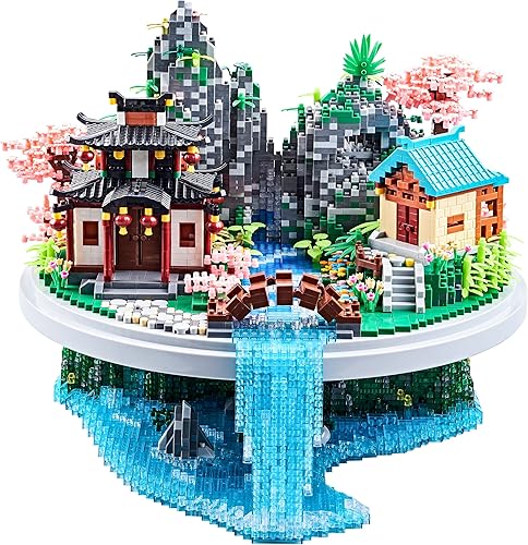 Miniatura 1 de Peachtree Micro Blocks for Adults Mini Bricks Decorative Models Kit, a Chinese Ancient Famous Architecture and Collection DIY Toys Gift Set for Kids