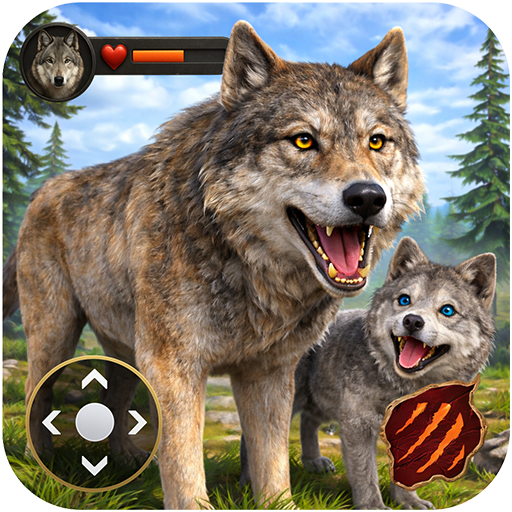 Wolfs-Abenteuer: Online Multiplayer Wolf Simulator – Jagdspiel & RPG mit wilden Tieren