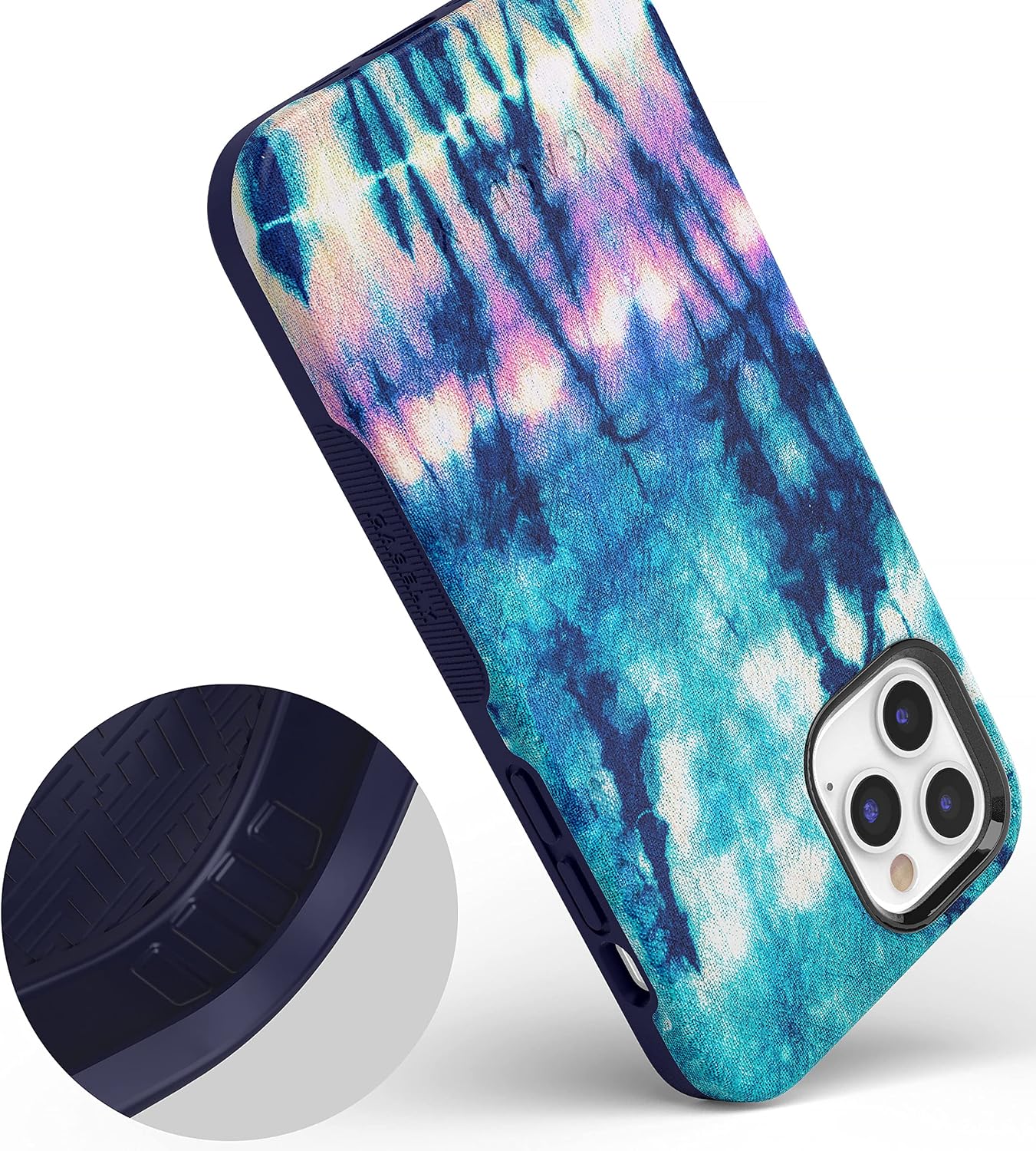 Casely iPhone 12 Pro Max Case | Do or Dye | Acid Wash Tie Dye | Bold Protective Design