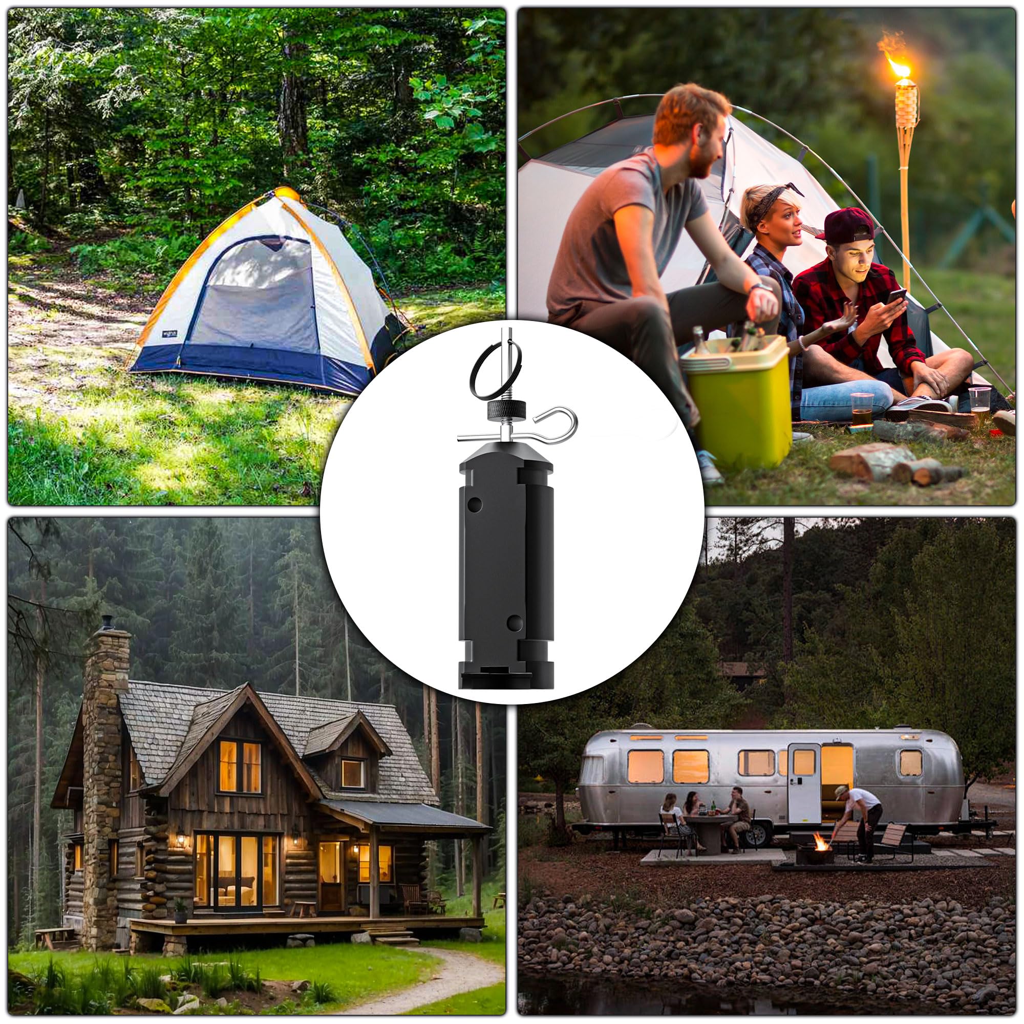 tent alarm 2 Pack Perimeter Trip Alarm-12 Gauge Camping Trip Wire Device for Outdoor and Property Safety/Bear Deterrent (Black) : Electronics Binocular (Second Camera):No The motion detector is Stream Main Menu - freeride