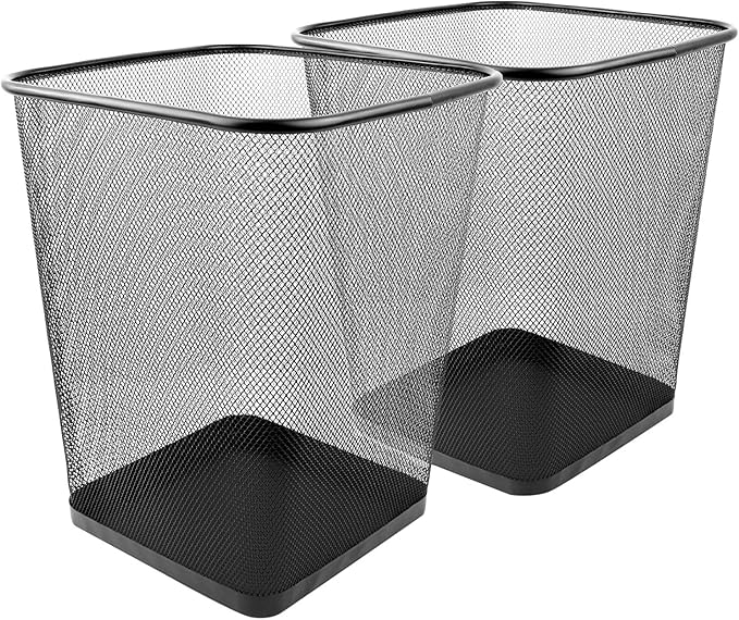 Greenco Small Trash Cans for Home or Office, 2Pack, 6
