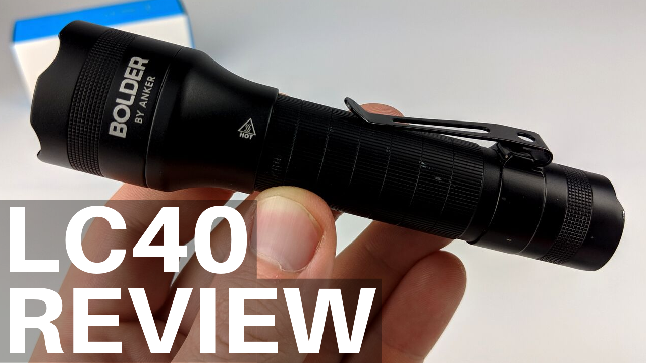 anker flashlight rechargeable Watch Anker Bolder LC40 Flashlight Review, Test, & Demo on Amazon Live