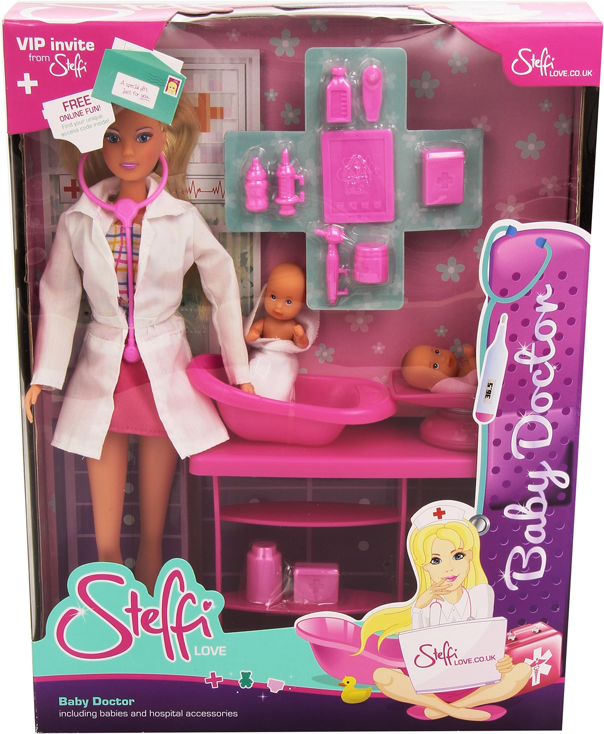 Steffi Love Baby Doctor Fashion Dolls & Accessory Play Set
