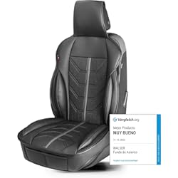 Fundas Asientos Smart Fortwo 450 Walser Cubierta del Asiento del Coche Kimi, Ganador de la comparación* La Cubierta del Asiento Universal y la Almohadilla projoectora en Negro - Gris