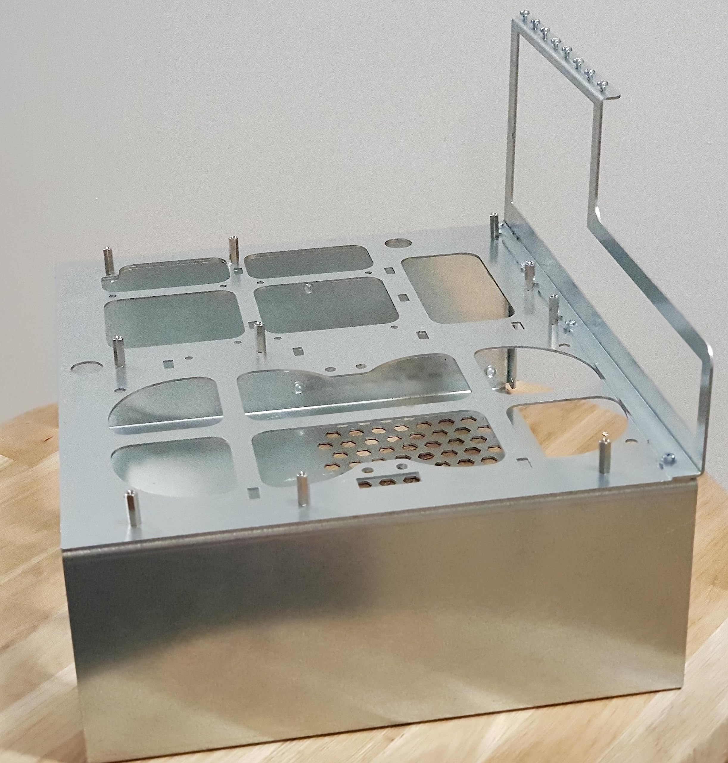 P-CASE 1 ATX RAW/Alloggiamento aperto per PC/banco di prova/test Bench/Open PC case