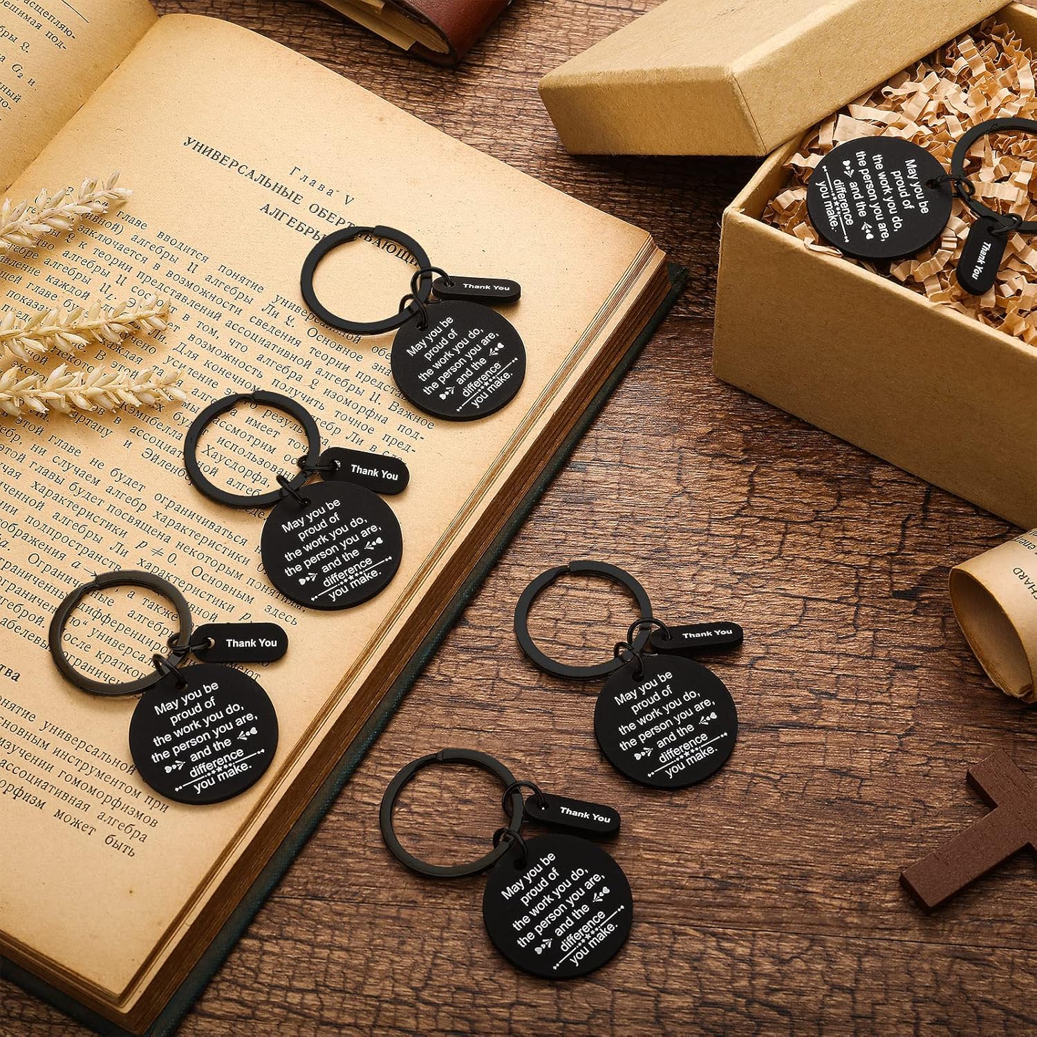 Rtteri 24 Pcsemployee Appreciation Keychain Gifts Bulk for Coworkers Thank You Gifts for Women Men Teacher Be Proud of The Work You Do Appreciation Keychains Bulk - Image 2