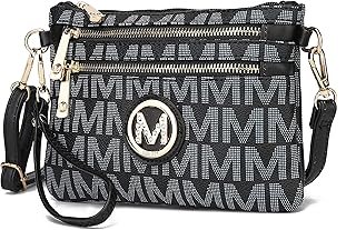 MKF Collection 2 in 1 Crossbody Bags for Women, Wristlet Purse - Ladys Small PU Leather Messenger Handbag by Mia K