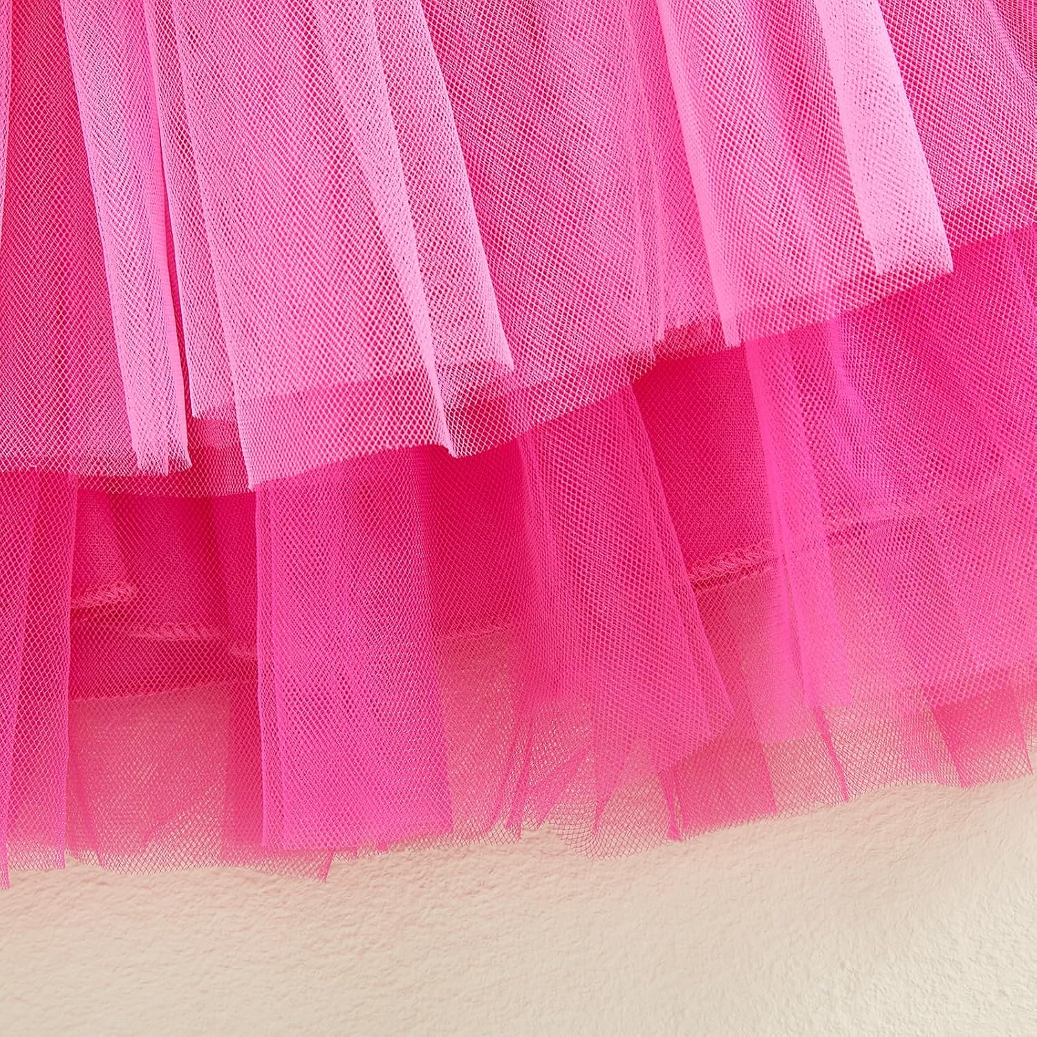 Baby Girl Valentines Day Outfit Fries Before Guys Long Sleeve Sweatshirt Layered Tulle Skirt Set Toddler Spring Clothes - Image 7