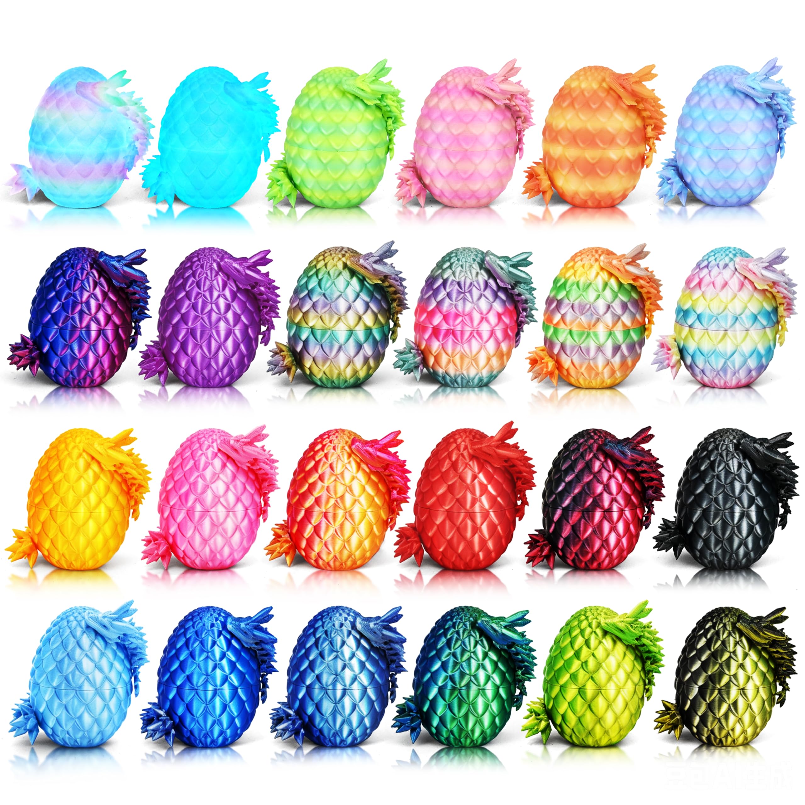 Drofex 24 Pack 3D Printed Dragon Eggs