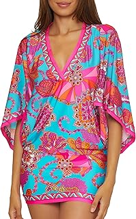 Women's Meilani Swim Dress, V-Neck, Casual, Floral Print, Beach Cover Ups - Buy now