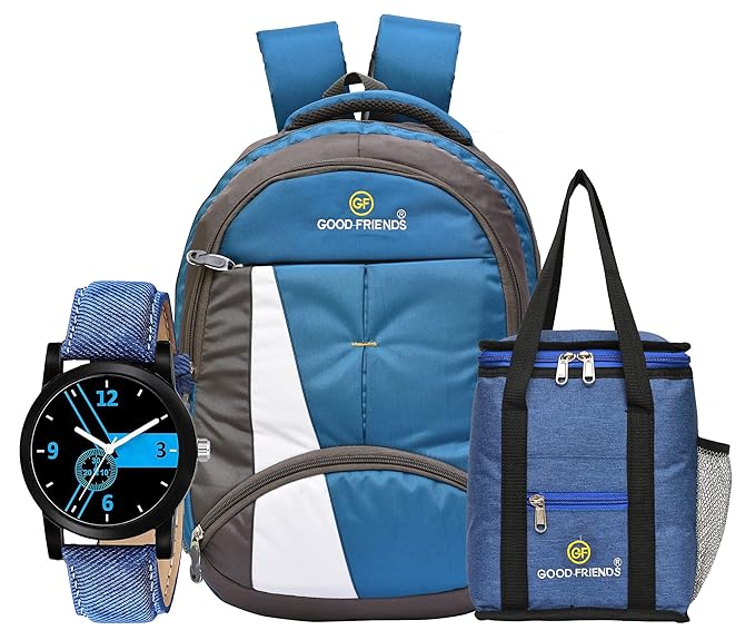 Good Friends Casual Backpack / Collage Bag / Office Lunch Bag / Watch For Girls & Boys