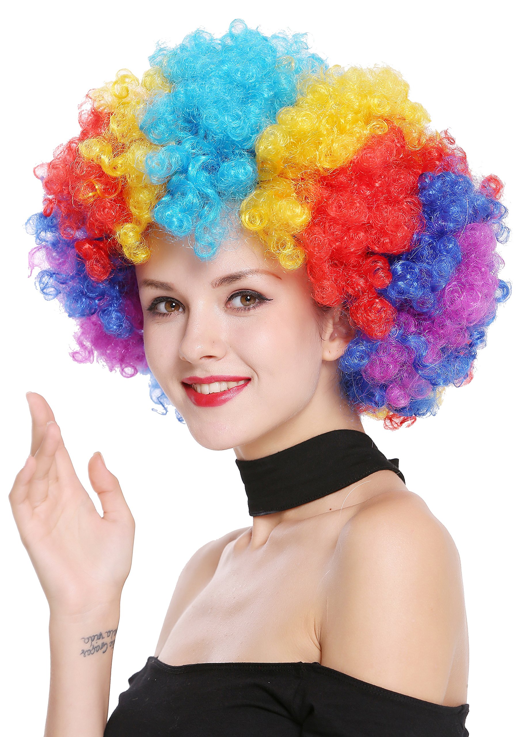 AFRO WIG FANCY DRESS ACCESSORY FUNKY LARGE - Foto 10