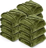 Vista 118 de Utopia Bedding - Manta de vellón de lujo, mullida, antiestática; manta de suave microfibra de 8.8 oz/yd² (300 g/m²) para sofá y cama; tamaño Negro