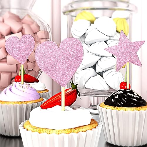 Miniatura 8 de FunStick Cartulina rosa con purpurina de 3.9 x 200 pulgadas, papel de cartulina rosa con purpurina para papel de manualidades, papel autoadhesivo