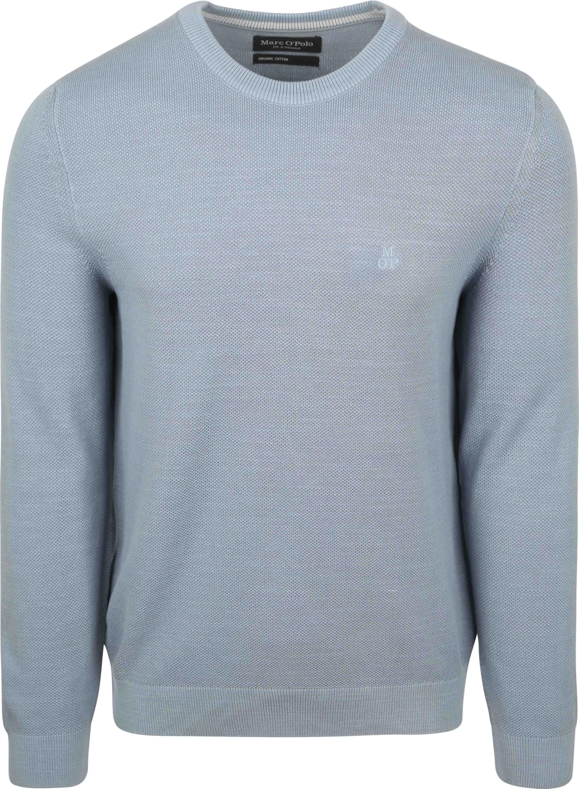 Marc OߴPolo Herren Strickpullover mit Rundhalsausschnitt Regular Fit, Blau (Moon Stone), S